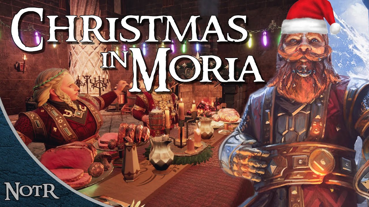 Decorating for Christmas in Moria!