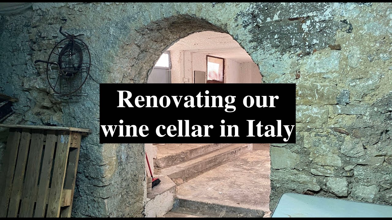 Renovating our wine cellar in Italy