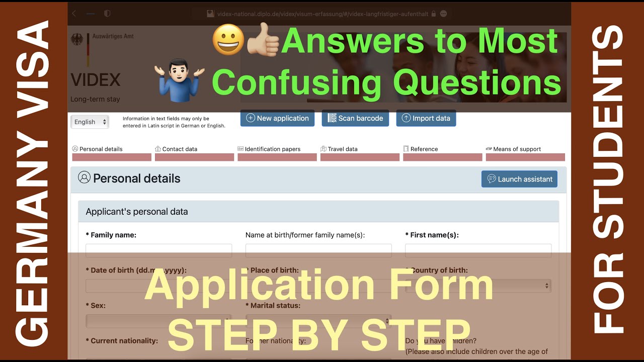 Update 2022 | Germany Student Visa Application Process | All Steps & Answers to Confusing Questions