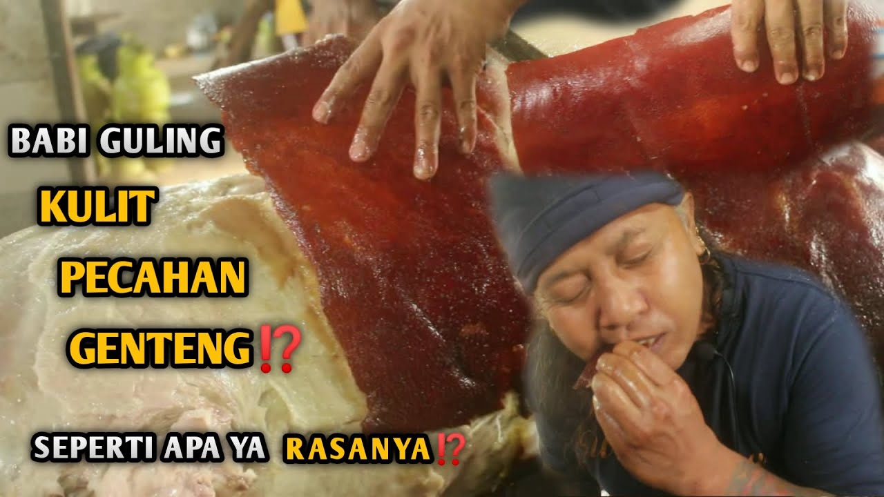 TERNYATA BEGINI CARA MENDAPATKAN KULIT PECAHAN GENTENG - BABI GULING VENGKUNG ( Roasted pork )