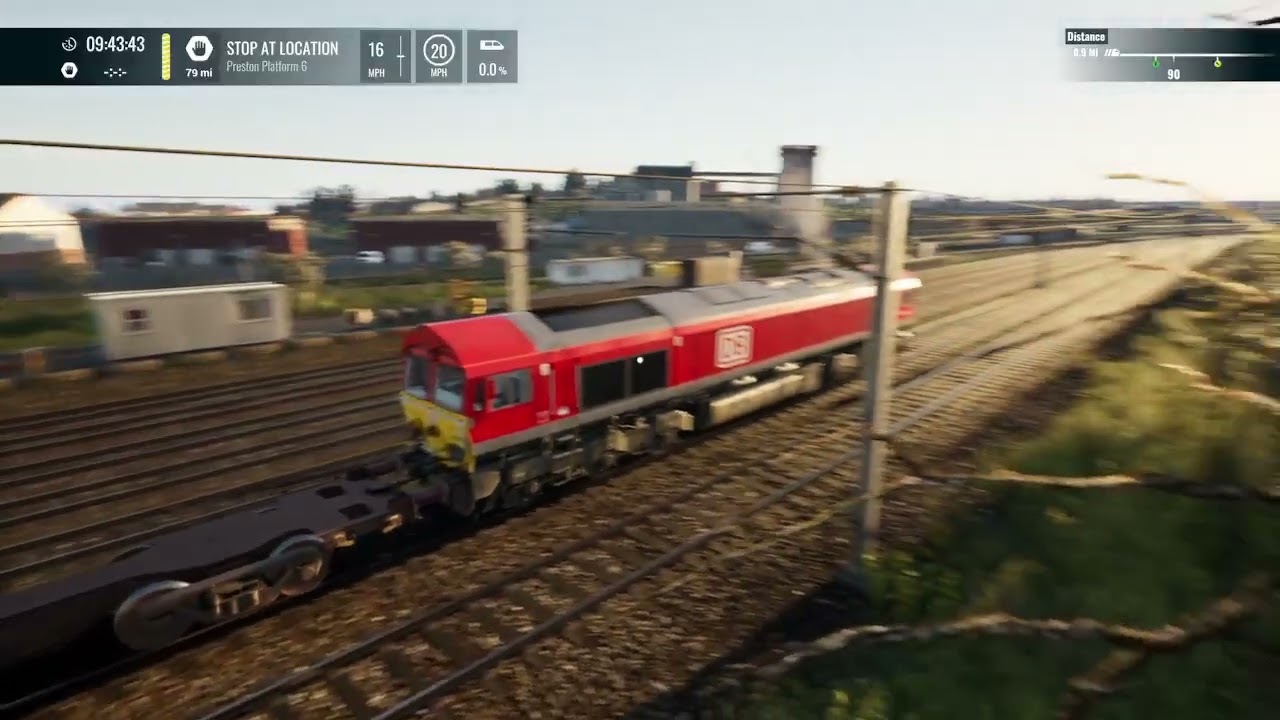 TSW6 Modern Day freight. Carlisle to Preston Class 66
