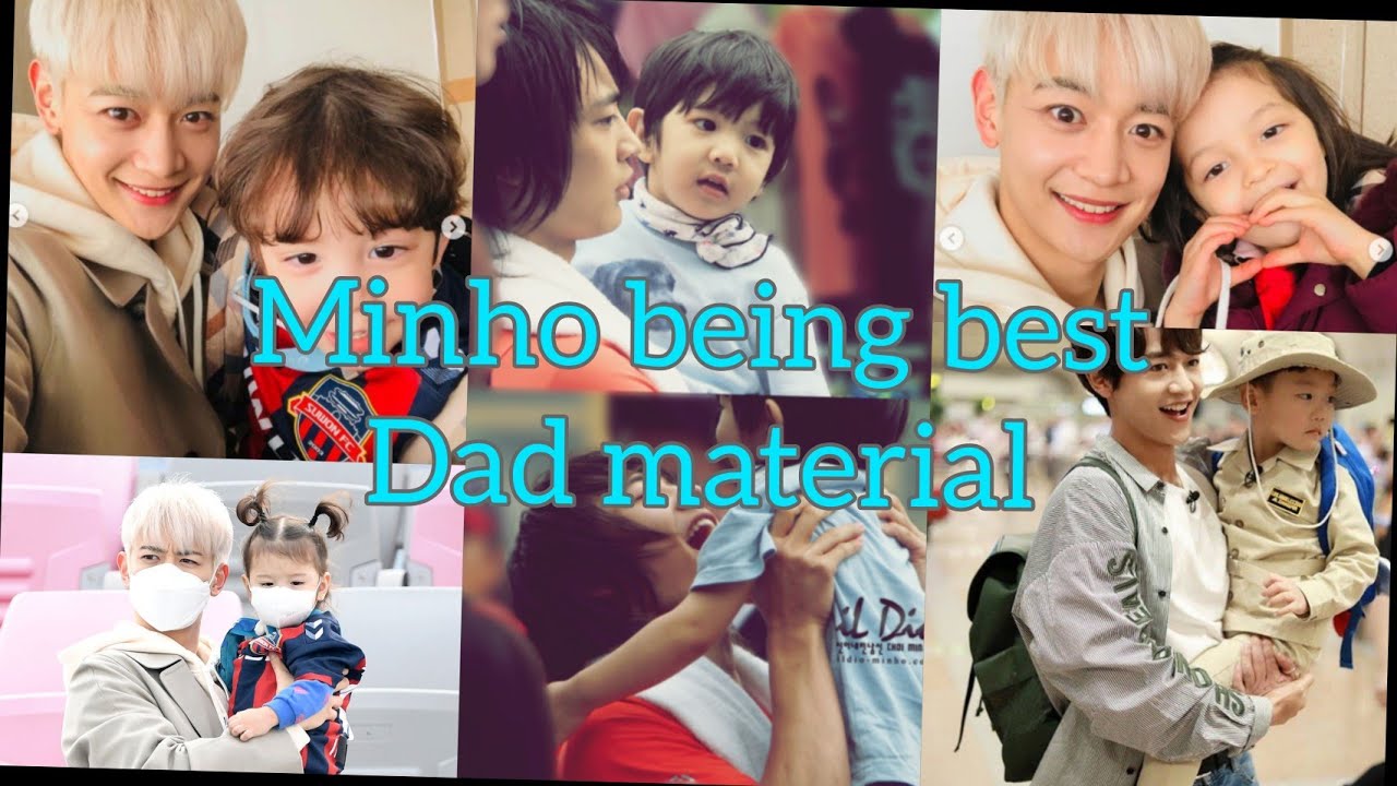 SHINee Minho with kid's / being a best dad material