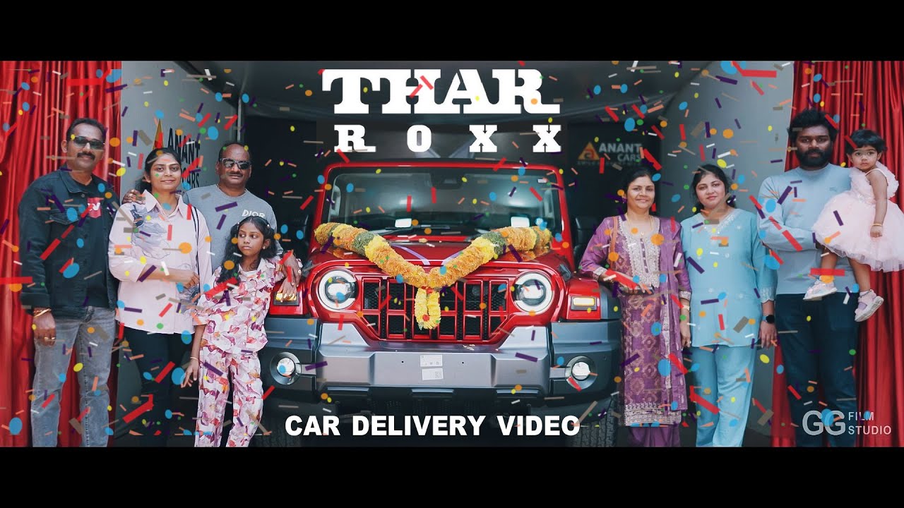 THAR ROXX RED | Mahindra THAR ROXX Delivery video | Mahindra Thar | 'THE' SUV | #mahindra #thar #car