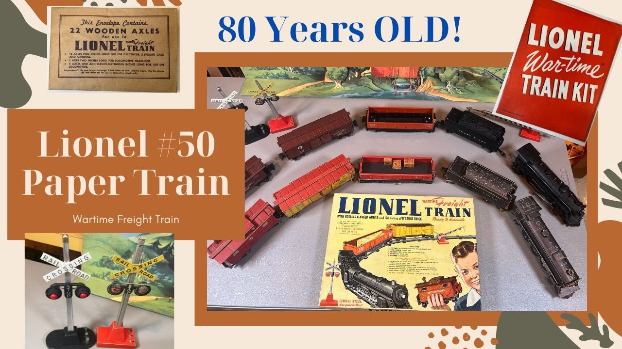 Lionel Wartime Freight train #50.  1943 