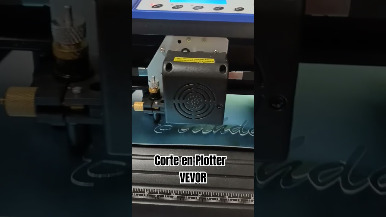 Cortando papel metalizado en Plotter #Vevor #technology #Plotter #panama #review
