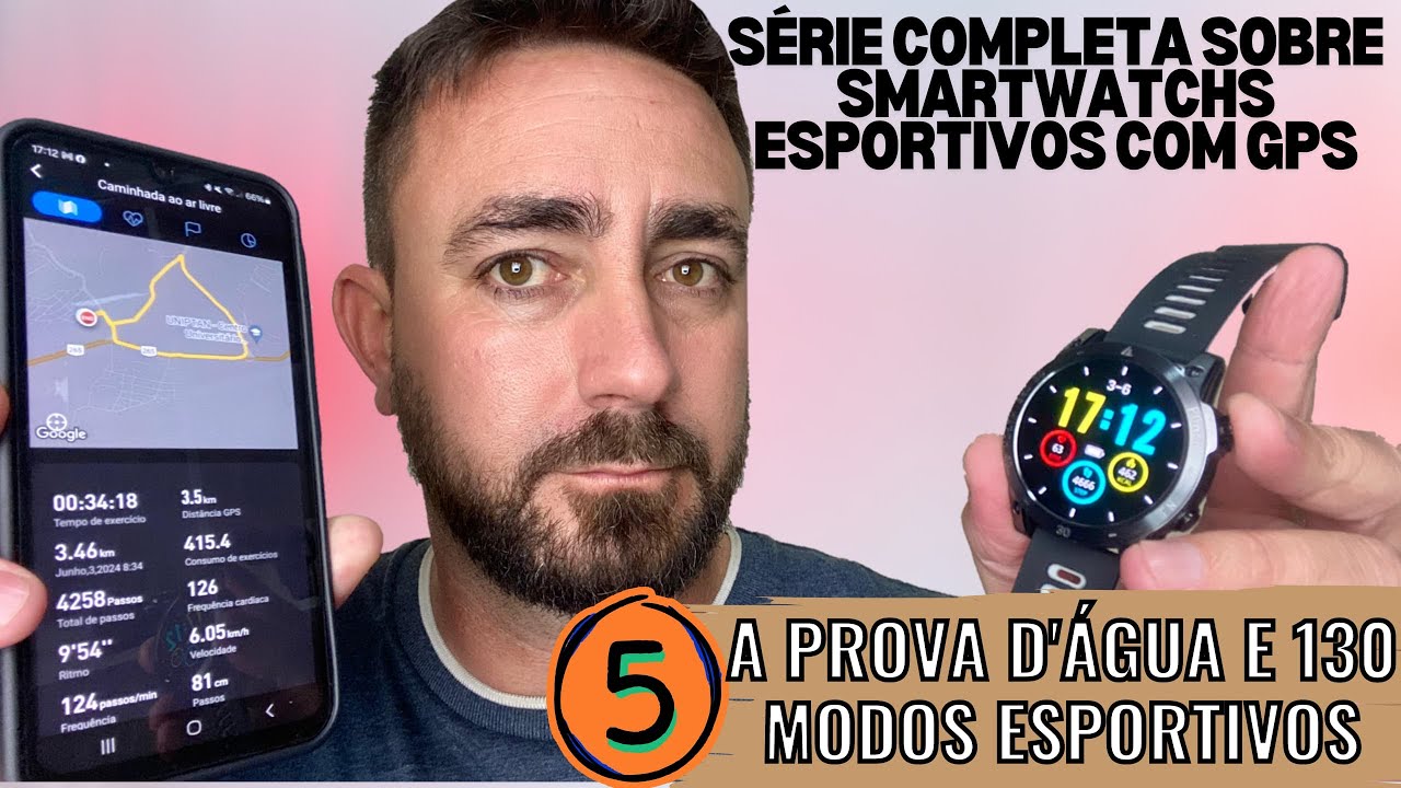 SMARTWATCH NORTH EDGE CROSS FIT 3 COM GPS E CONEXÃO STRAVA. [SÉRIE SMARTWATCHS PRA ESPORTES BARATOS]