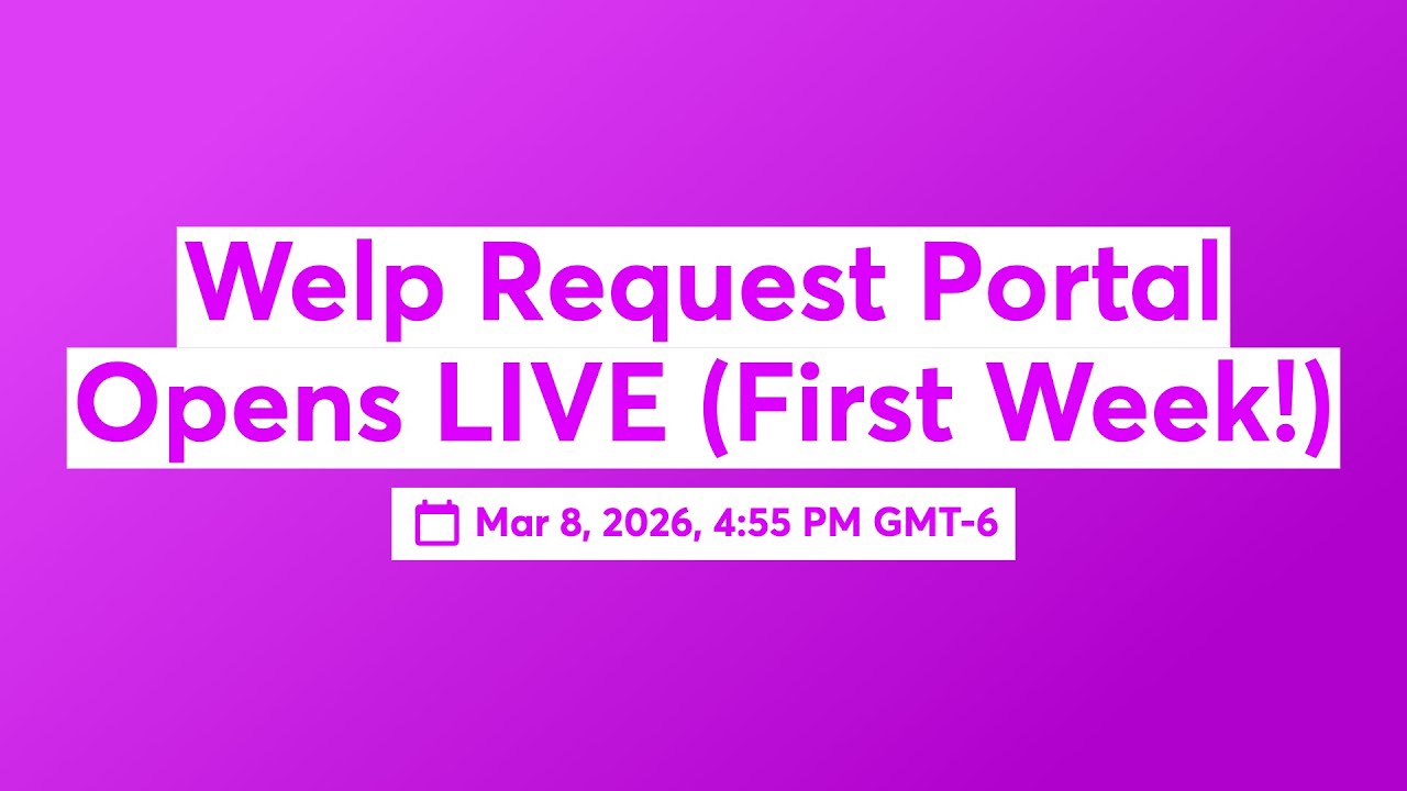 Портал для отправки запросов Welp запущен (первая неделя!)