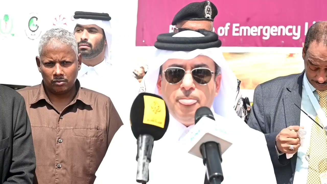 وزير الصحة الإتحادي والسفير القطري يدشنان بداية وصول جسر بحري لأدوية منقذة للحياة تقدر ب (1000) طن