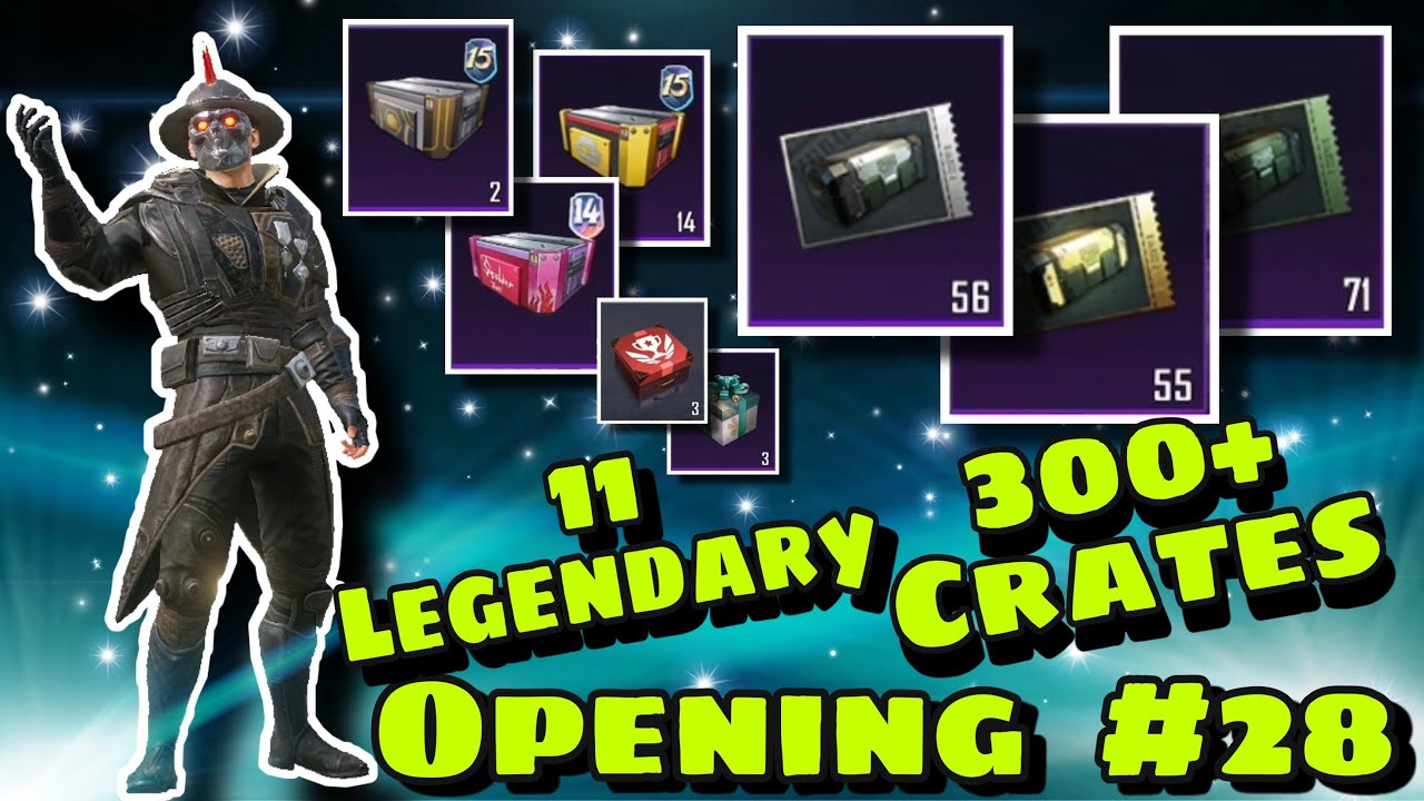 გრანდიოზული გახსნა, 11 ლეგენდარი? 😱 Opening Crates #28