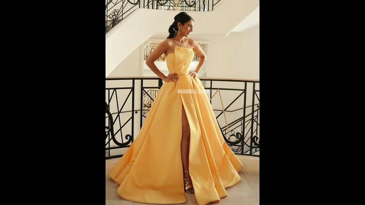 Yellow bridal dresses to brighten up your day