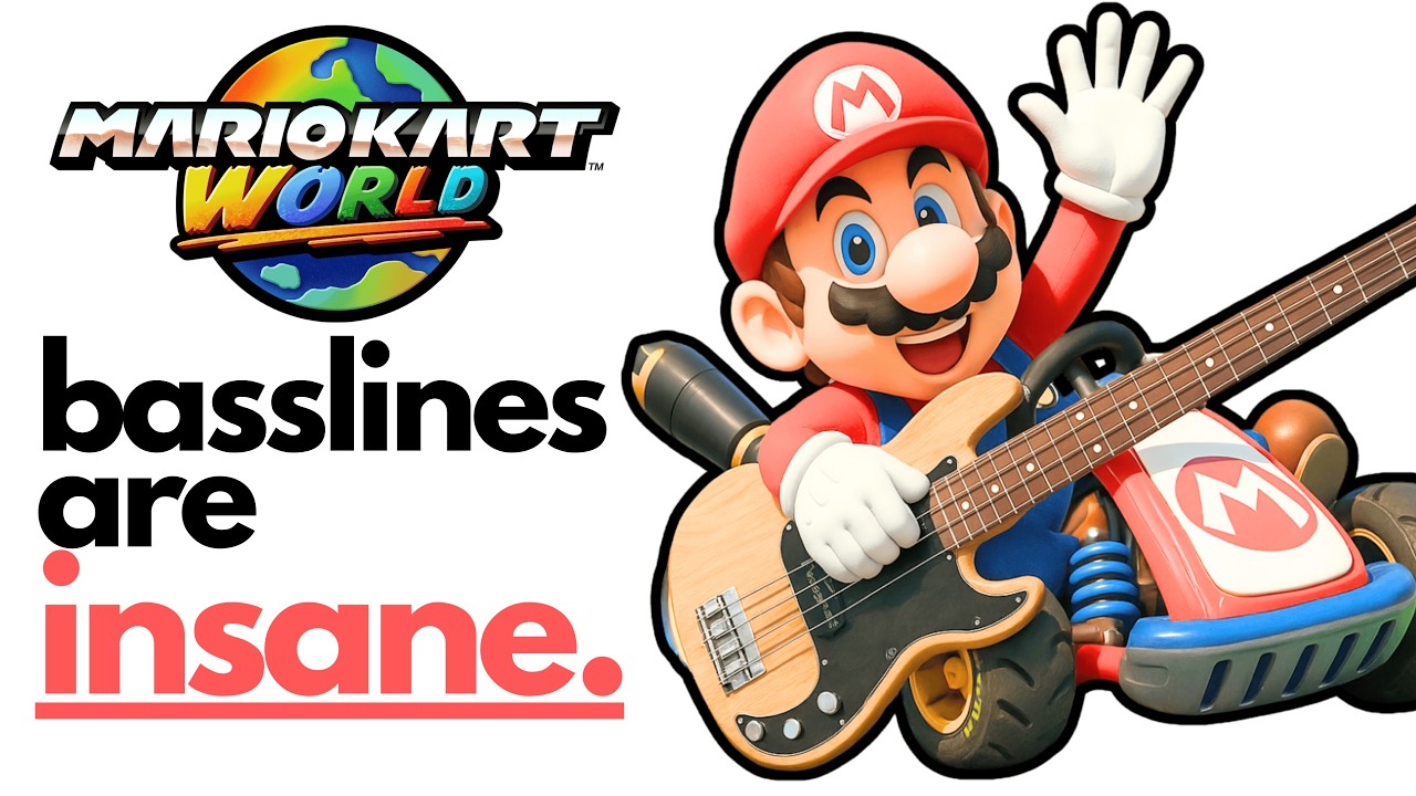 Mario Kart World's Bass Lines Are TOO FUNKY (+ TABS)