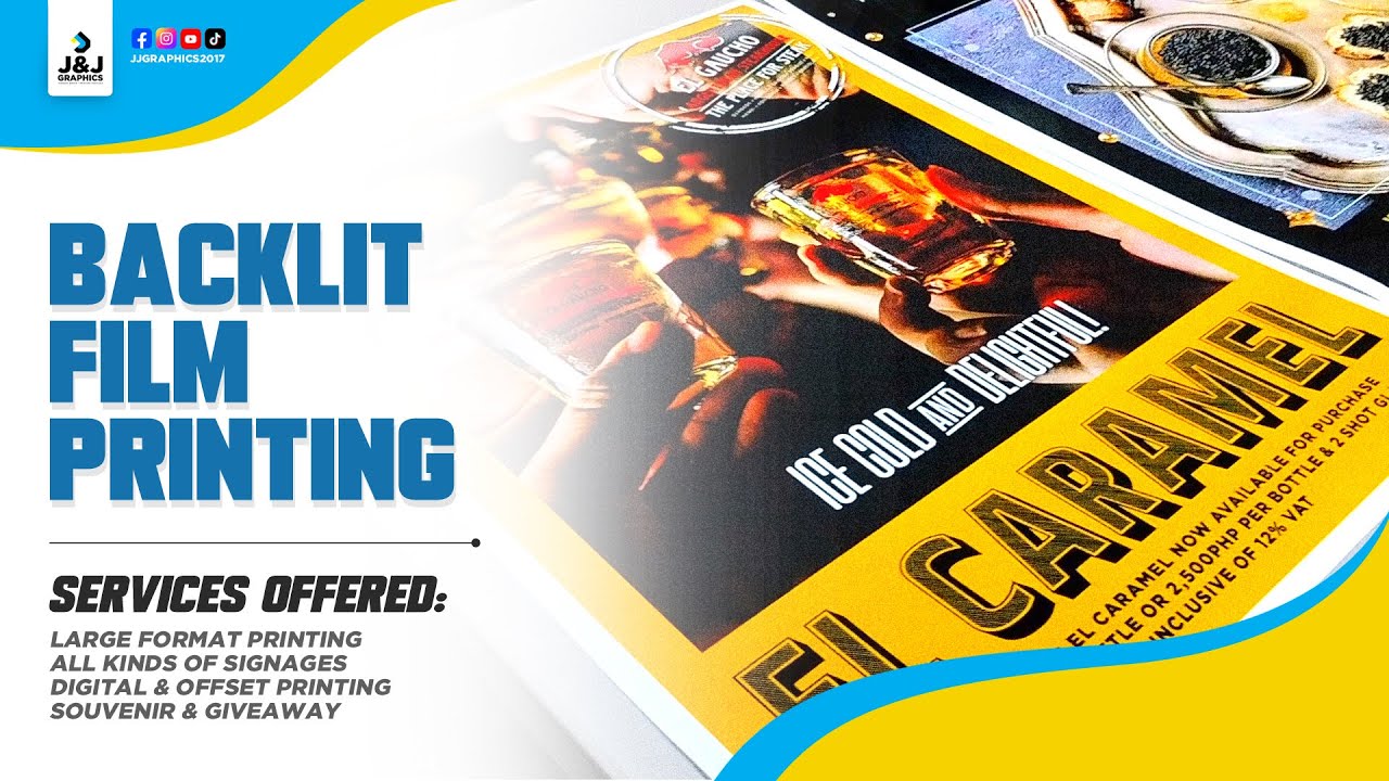 Menu Backlit Film Printing #backlit #menu #film #printing