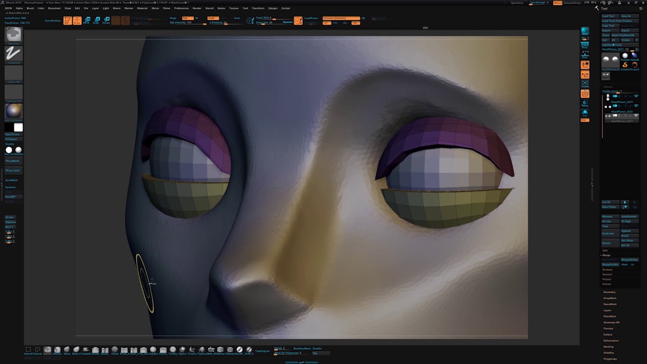 Eye Lids - Zbrush