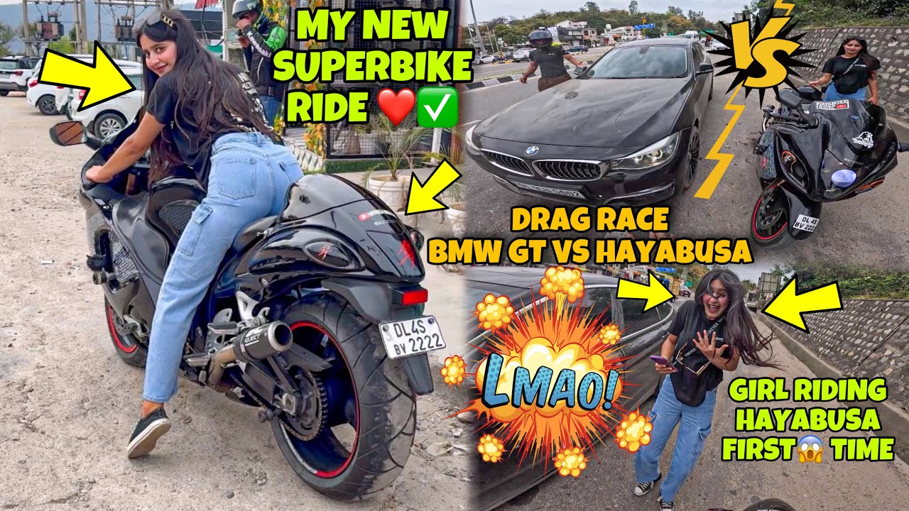 Zeenat😡 ne  New SUPERBIKE Gira di😱 | Hayabusa and Bmw Gt | My New Bike  Preparation for Ladakh