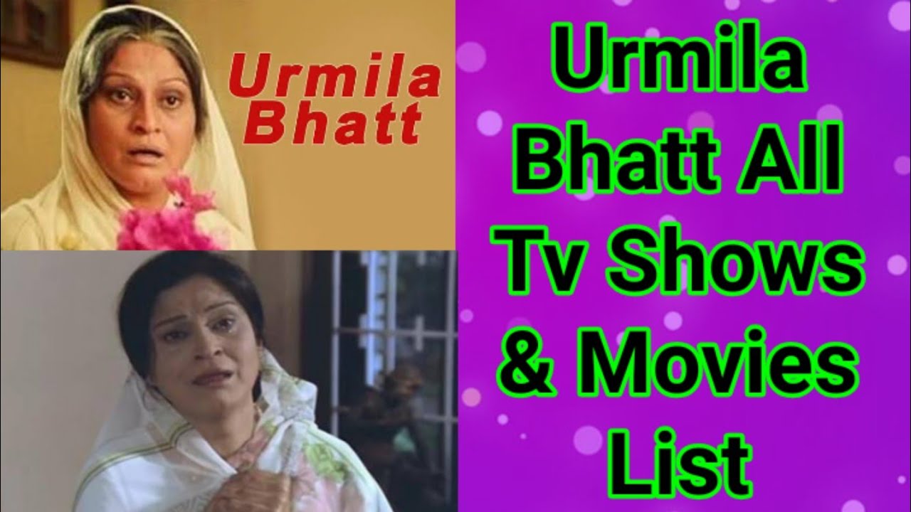 Urmila Bhatt All Tv Serials List || Full Filmography || Indian Actress || Sunaina of Ramayana