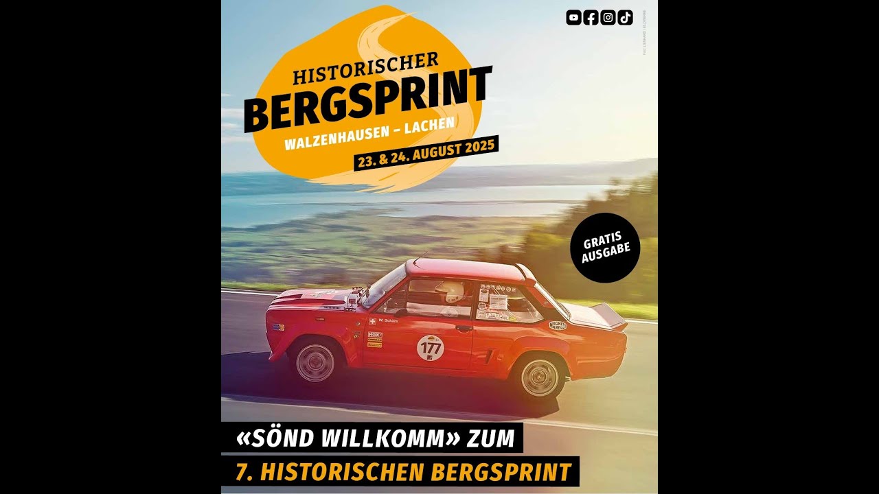 Historischer Bergsprint - Walzenhausen vom 23. und 24. 08.2025