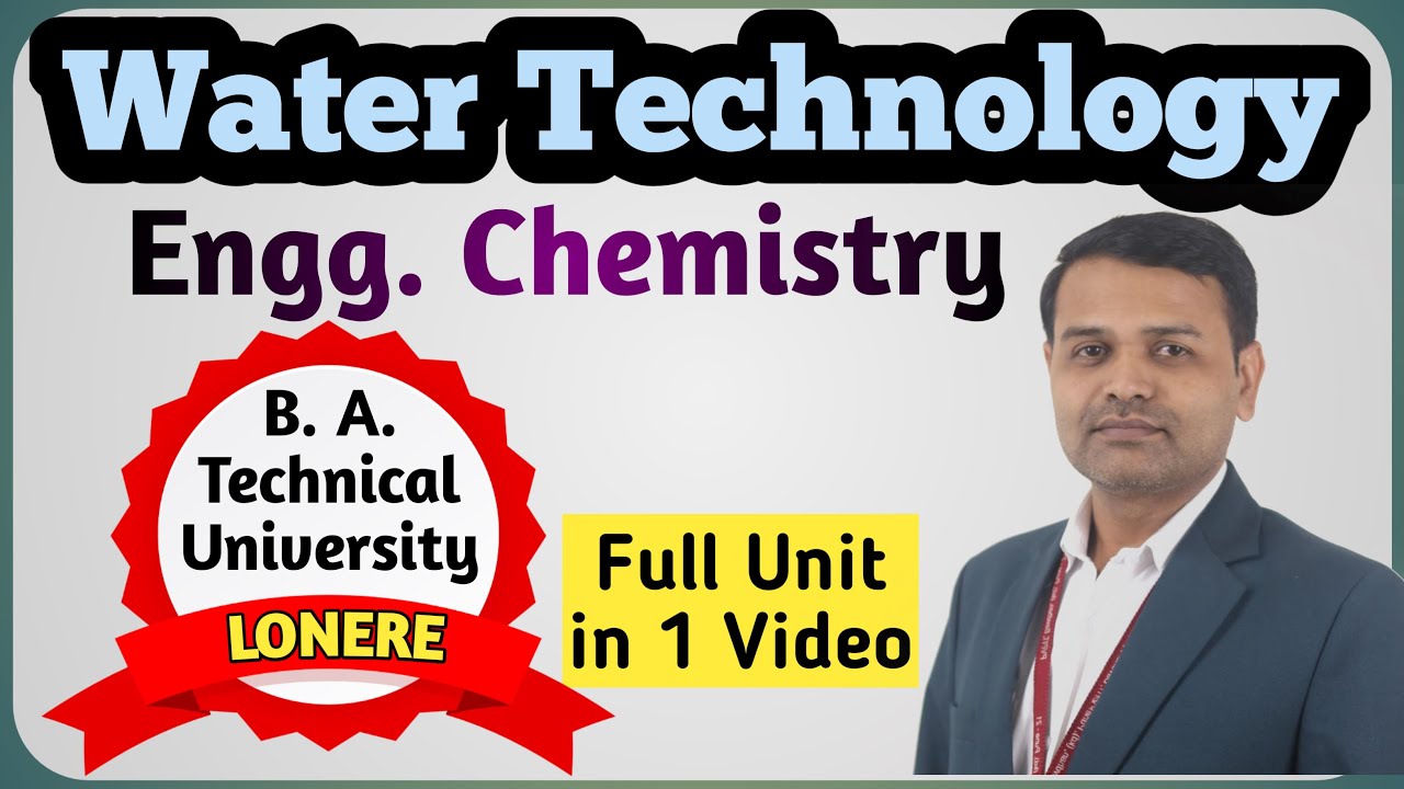 Water Technology | Engineering Chemistry | BATU