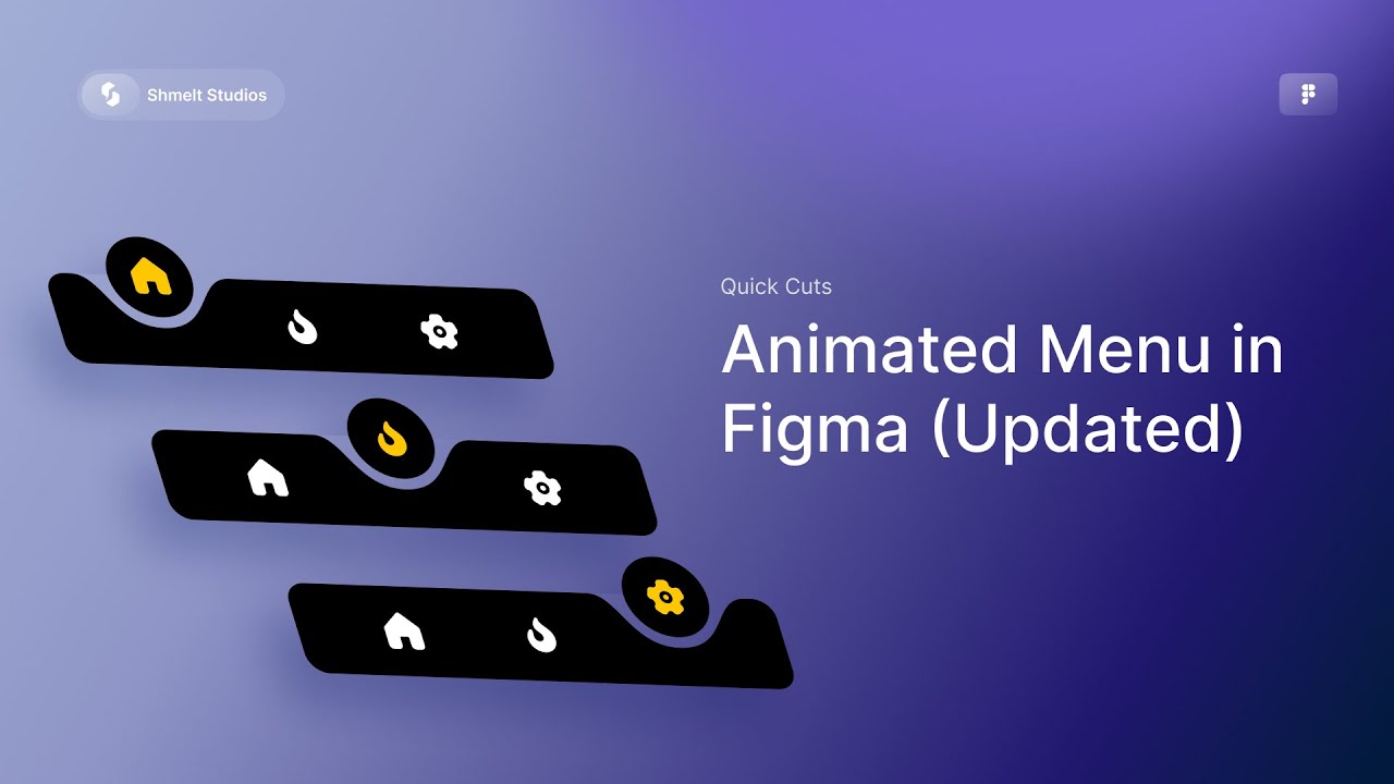ОБНОВЛЕНО Анимация меню в Figma