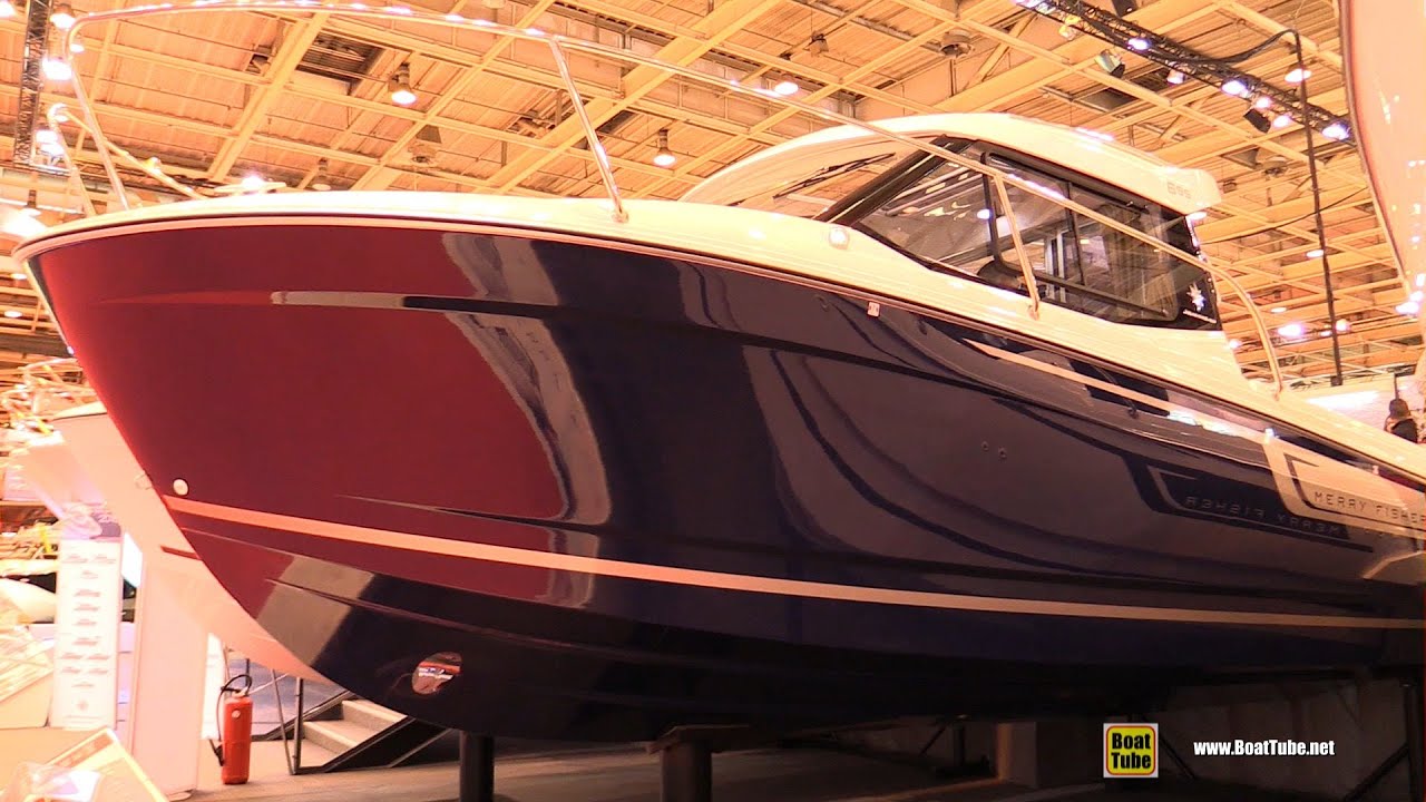 2016 Jeanneau Merry Fisher 695 Motor Boat - Walkaround - 2015 Salon Nautique de Paris