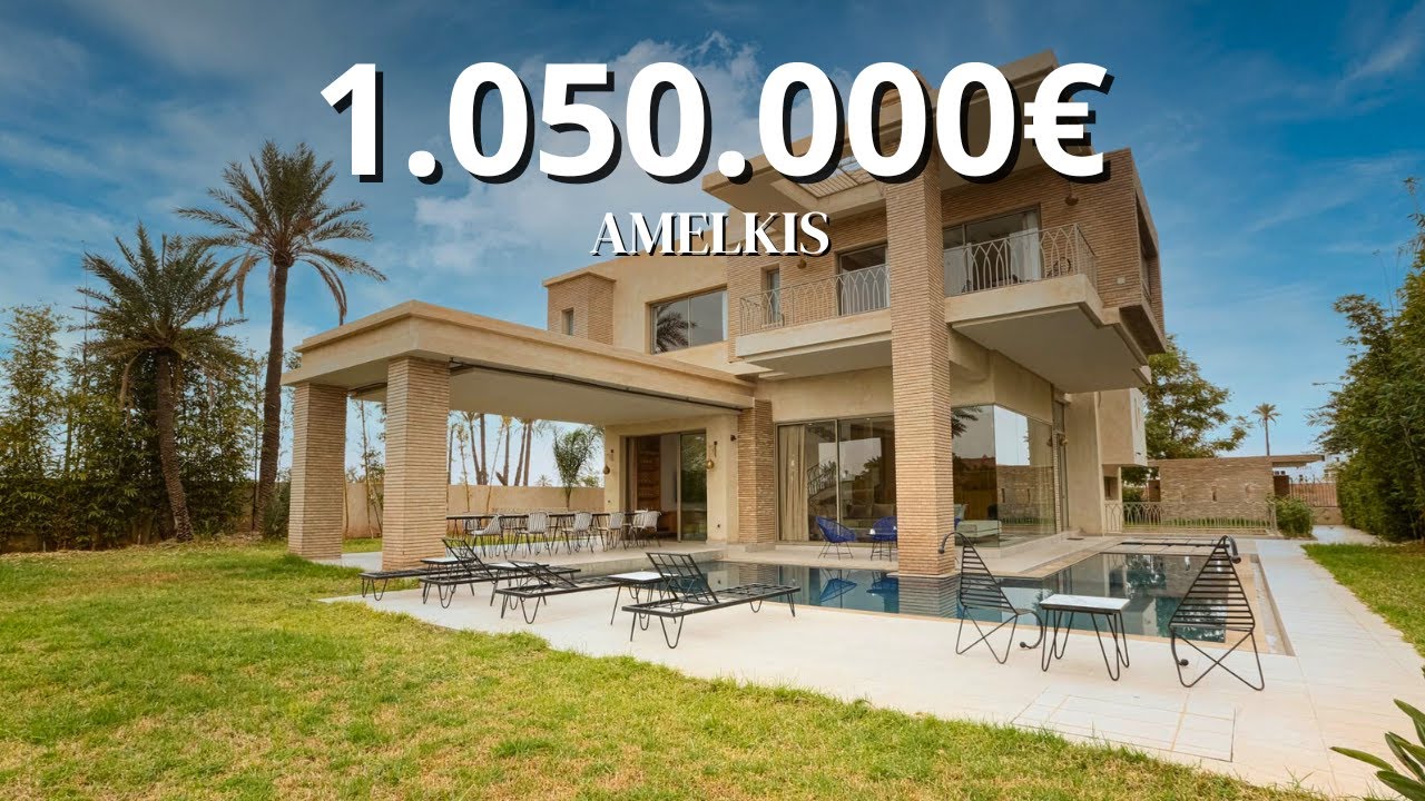 Élégante Villa Moderne à Vendre dans Quartier Sécurisé | Amelkis Marrakech
