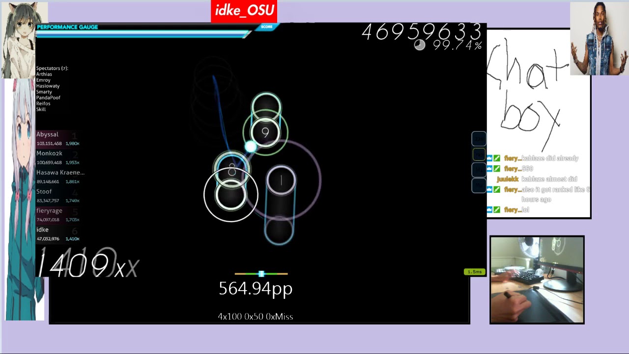 idke | VINXIS - Sidetracked Day [THREE DIMENSIONS] +HR 99.60% FC #1 770pp | Liveplay w/Chat!