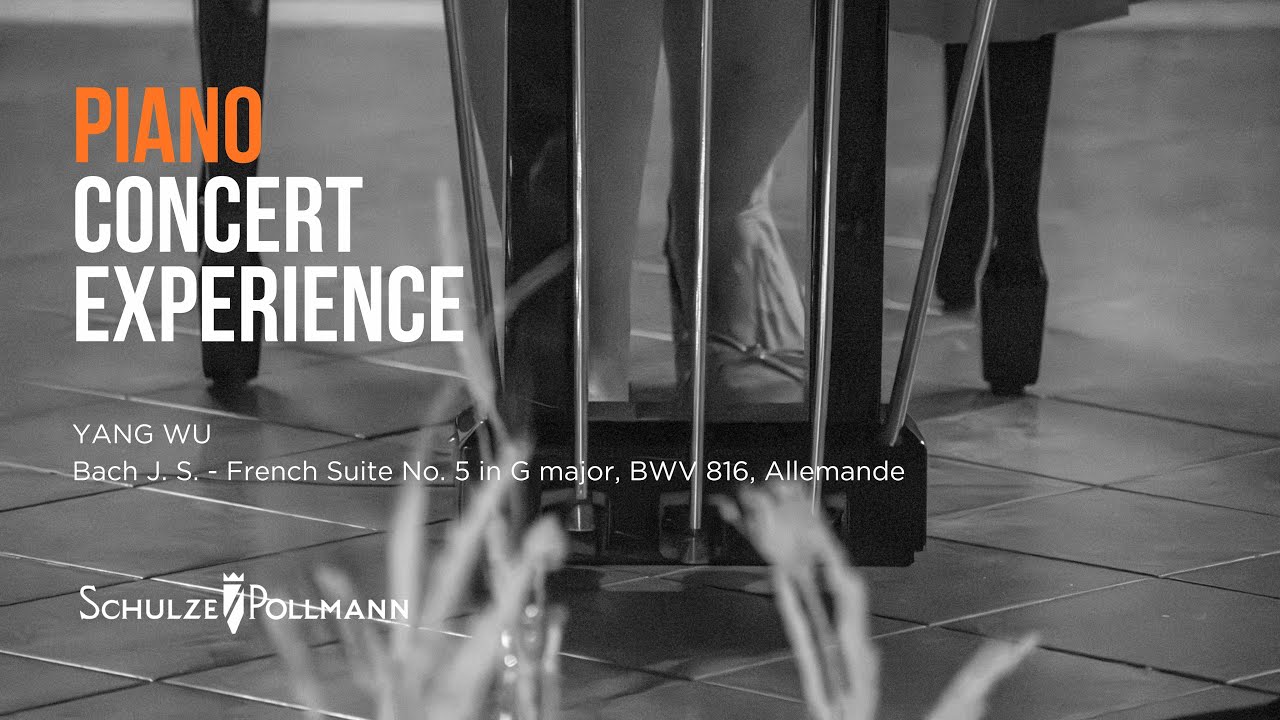 French Suite No. 5 in G major, BWV 816, Allemande - Bach J. S.- PIANO CONCERT EXPERIENCE con Yang Wu