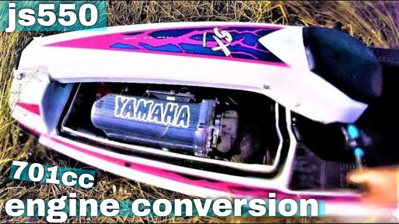 js550 с переоборудованием двигателя yamaha 701