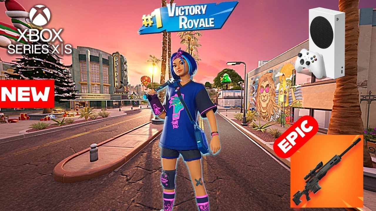🔥*NEW*!Fortnite 'Carina Skin' Gameplay┃Xbox Series S┃120FPS