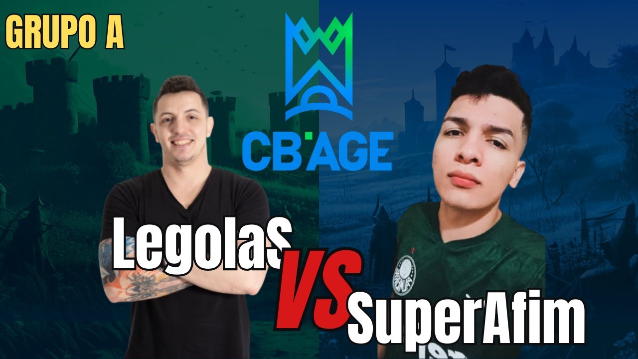 Duelo de Gigantes! - LegolaS x SuperAfim - Campeonato Brasileiro - Age of Empires 4