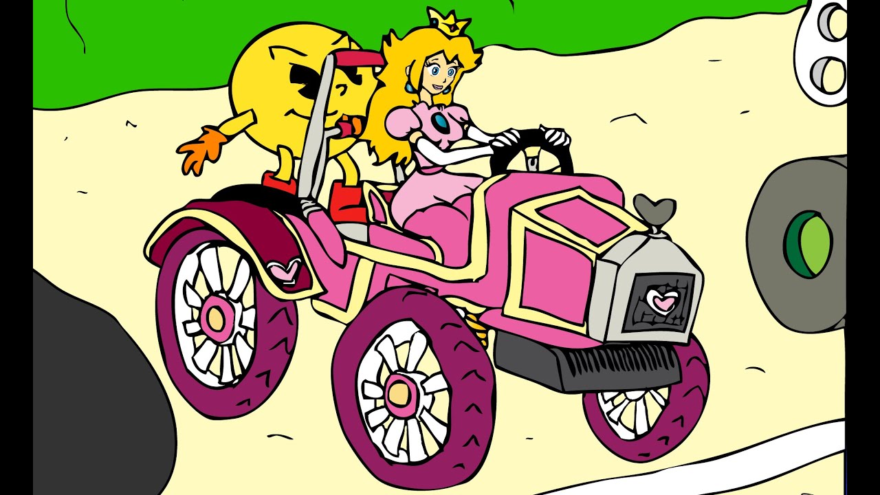 Pac-Man & The Super Mario Bros., Part 5-1 (Starting Of The Karting)