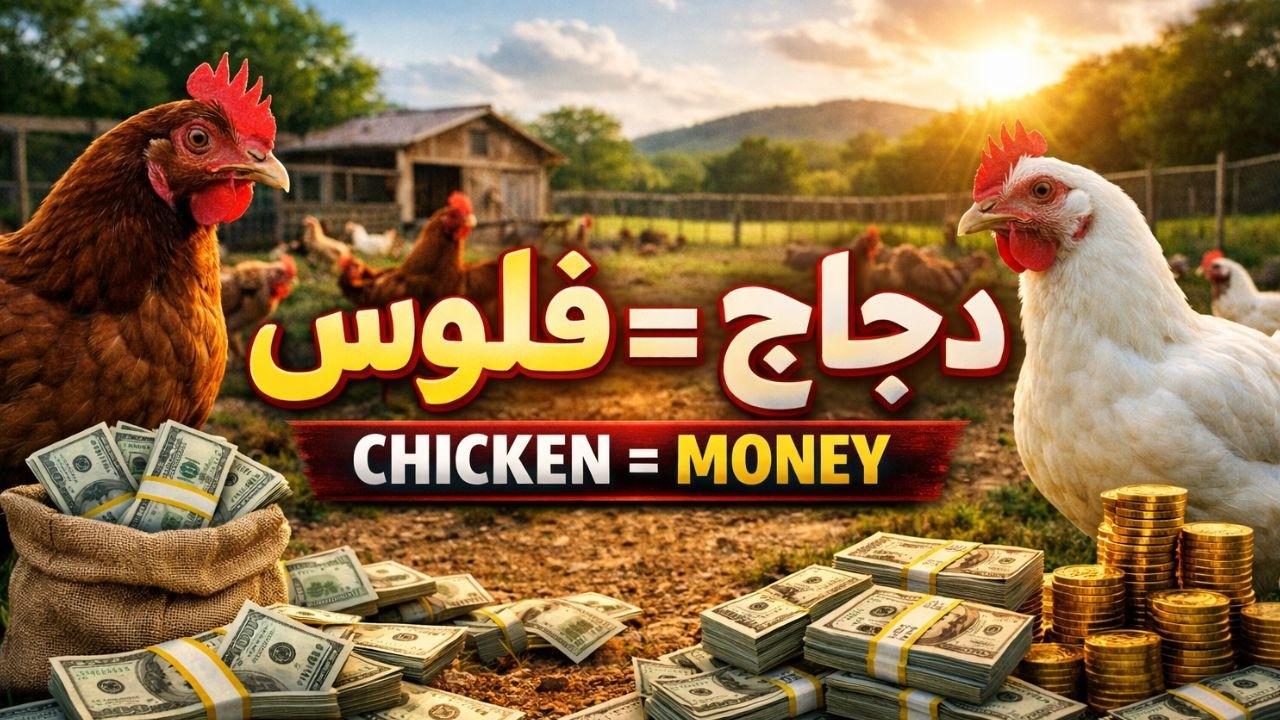 كيفاش تربح الفلوس من تربية الدجاج بطريقة سريعة 🐔🐣🤑
