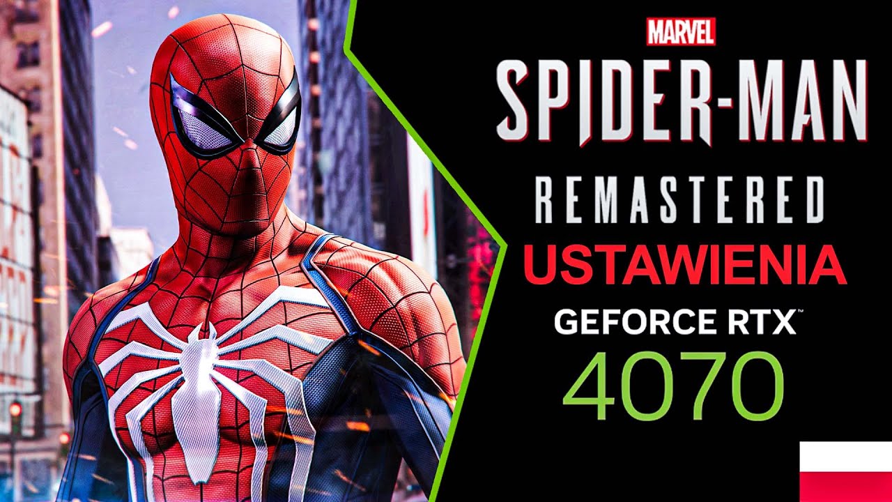 Marvel’s Spider Man Remastered RTX 4070 12GB + i7 12700KF 1080p60