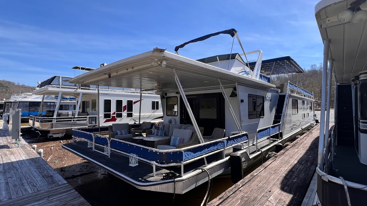 Diesel Houseboat For Sale 1988 Sumerset 16 x 74 $169,000 Dale Hollow Lake