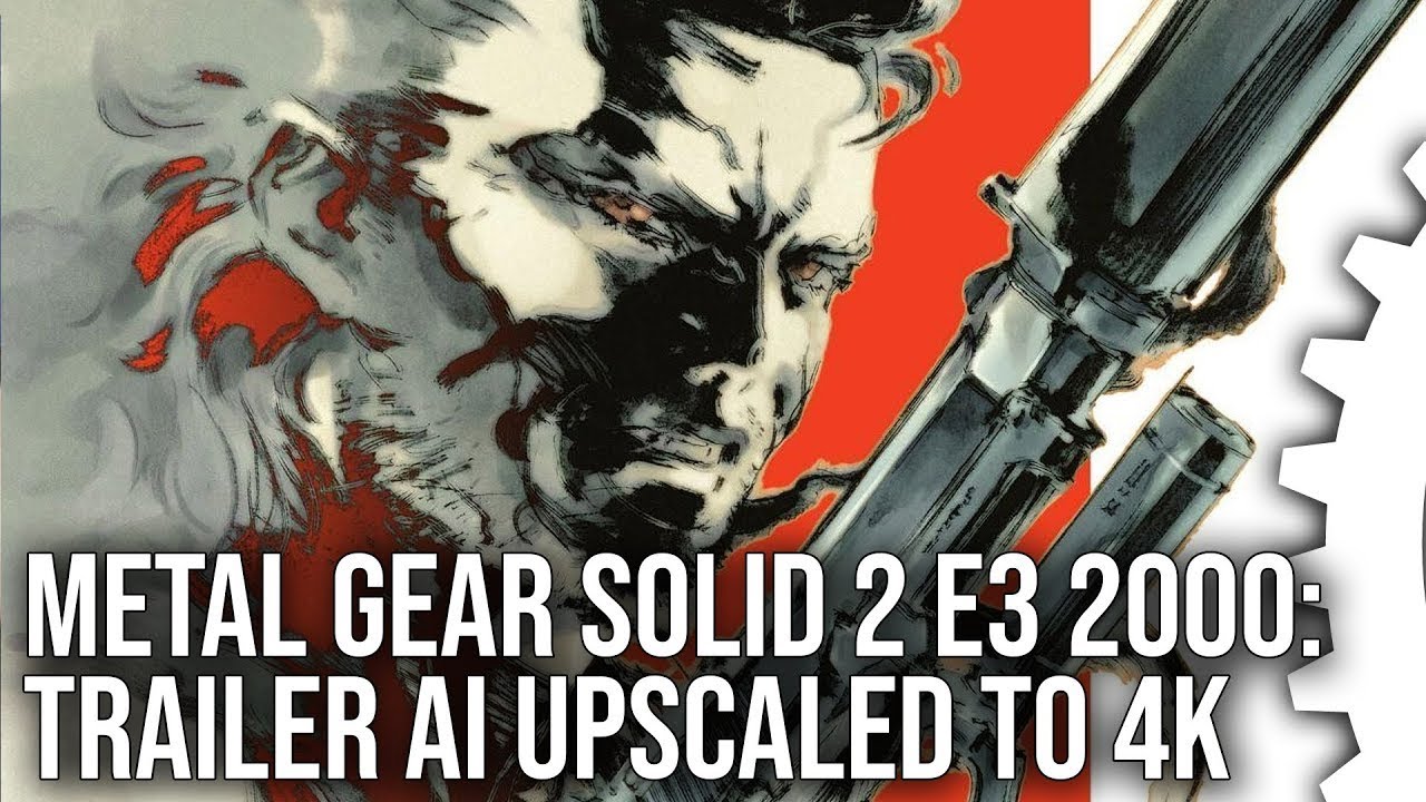 Metal Gear Solid 2 E3 2000: 4K AI Upscaling An All-Time Classic Trailer