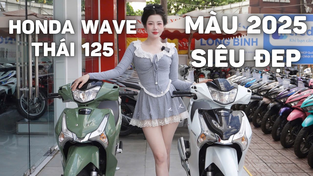 HONDA WAVE THÁI 125 | Màu 2025 siêu đẹp.