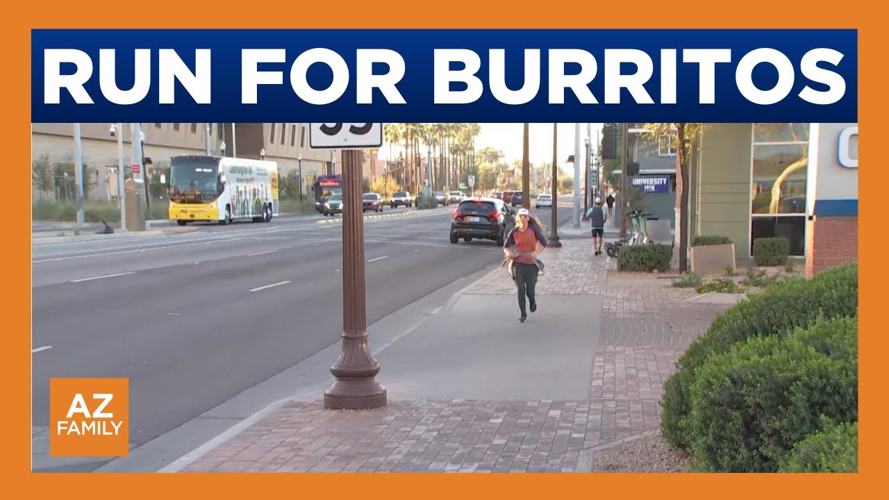 2 Arizona men create free burrito challenge for runners