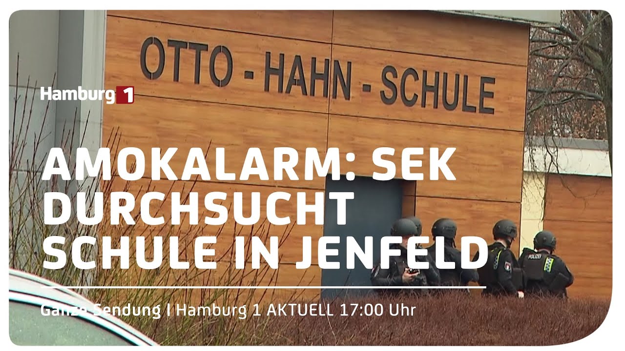 Entwarnung nach Amokalarm: Vorerst keine Waffe in Jenfelder Schule gefunden