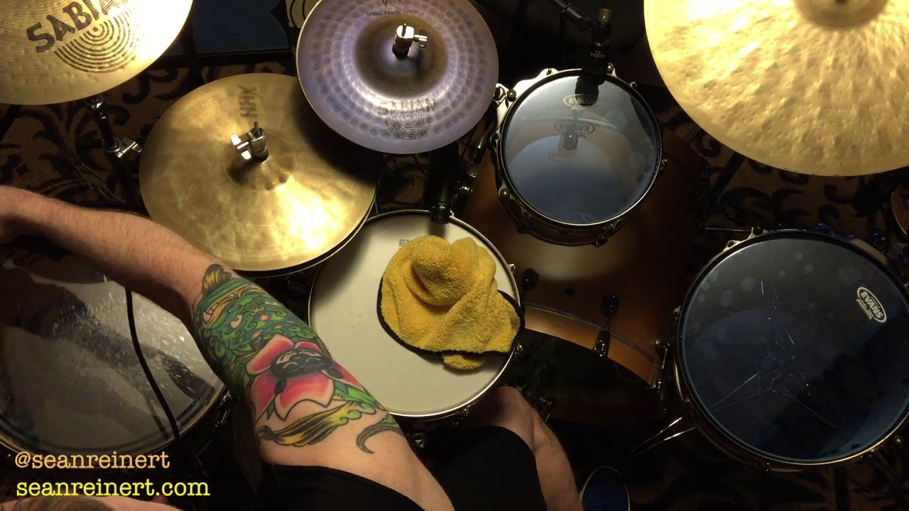 Sean Reinert Time Lapse Drum Re-Heading