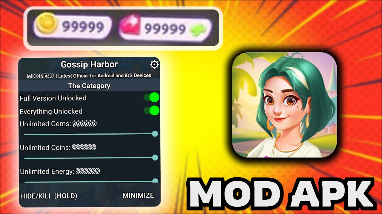 Gossip Harbor MOD APK 2026 | Unlimited Gems, Coins & Energy Hack Tutorial (iOS & Android)
