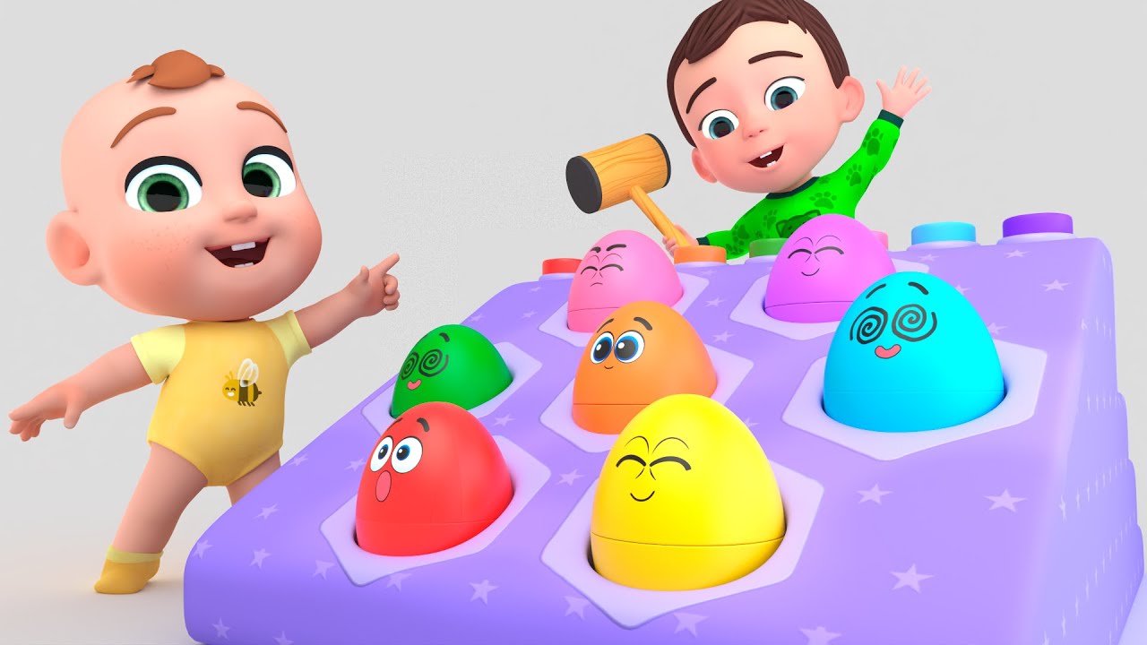 Lagu Telur | Lagu Belajar Warna Lalafun & Lagu Anak-Anak