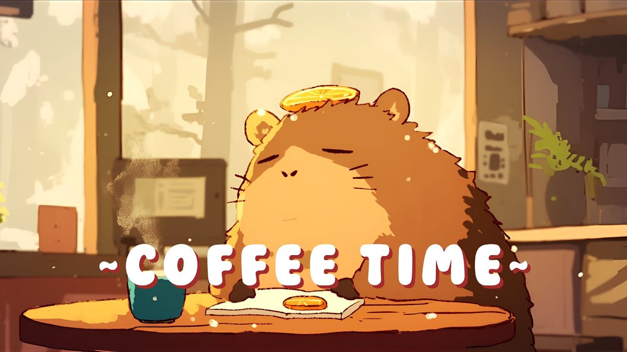 [Full Hour] Capybara Chill Station | Peaceful Music for Your Soul 🦫 🎧 ✨