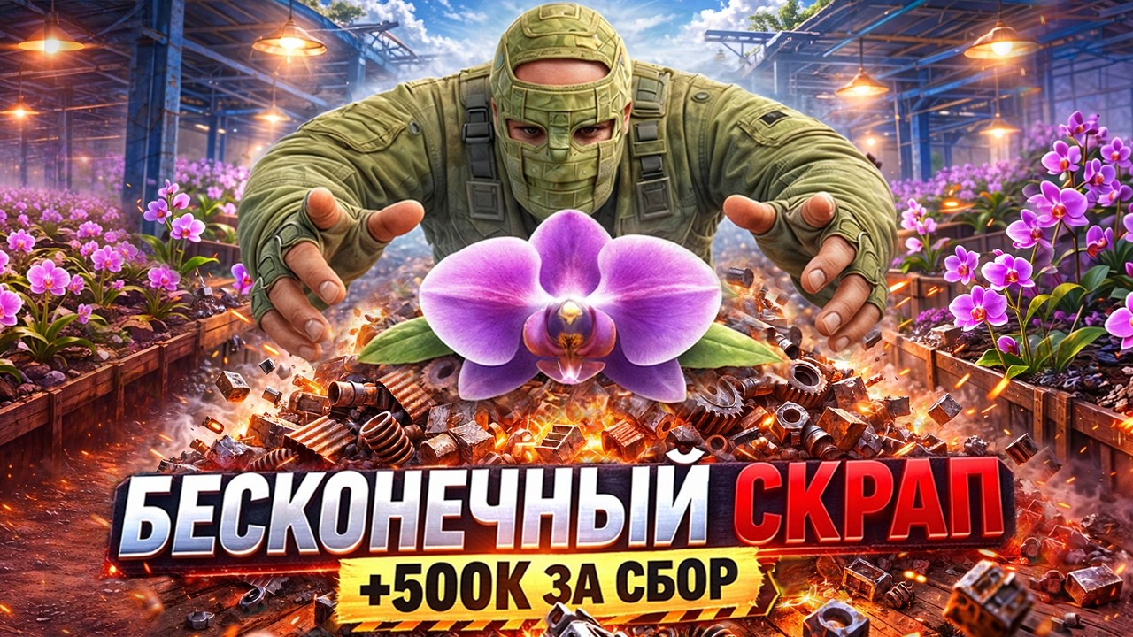 500K СКРАПА ЗА 1 СБОР - СЛОМАЛ ЭКОНОМИКУ СЕРВЕРА в РАСТ