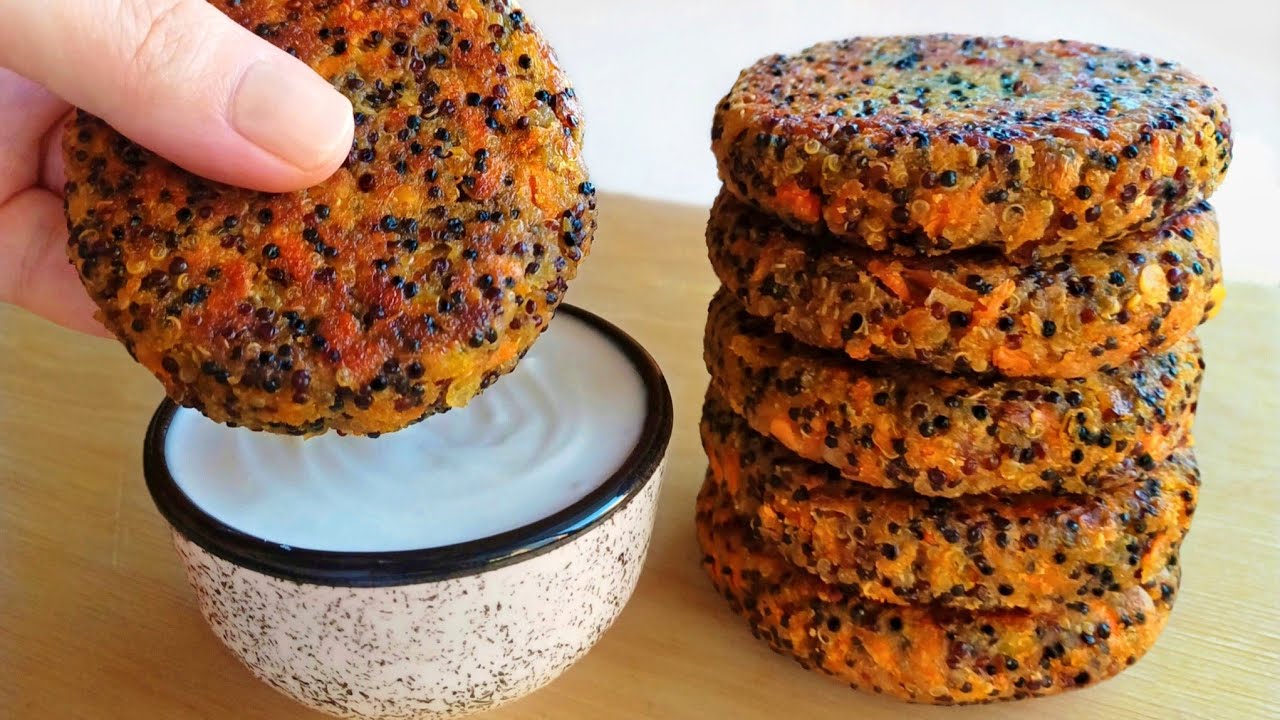 Crispy Quinoa Lentil Patties | High-Protein Nutritious Vegan Recipe