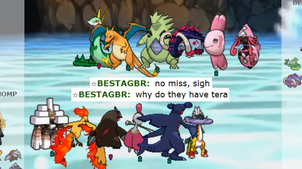 WHEN YOU SWEEP A NOOB WITH GARCHOMP ON POKEMON SHOWDOWN !!