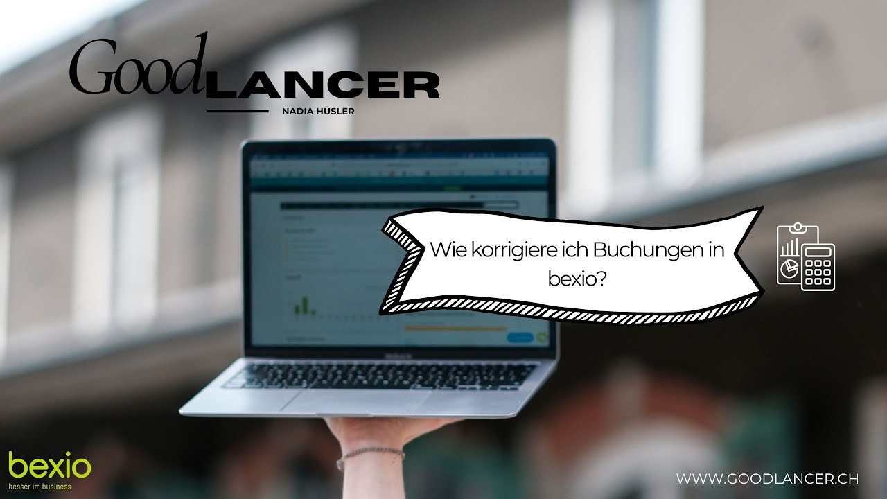 Wie korrigiere ich Buchungen in bexio?