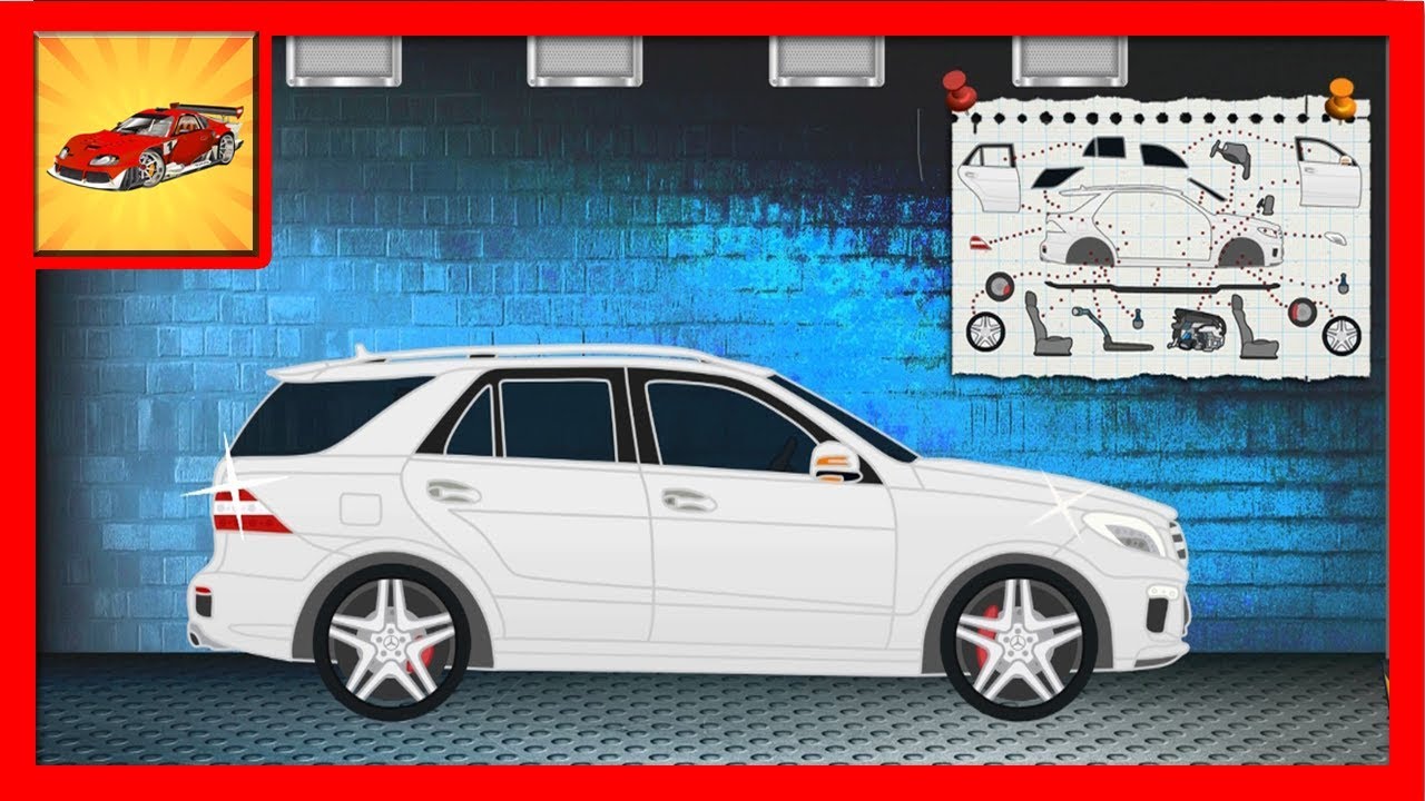 Atelierul de Asamblare si Vopsitoria de Masini. Desene pentru Copii cu un Vehicul Sportiv Utilitar
