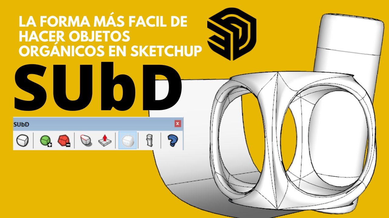 SubD el mejor plugin para Arquitectura ORGÁNICA - los mejores plugins de SKETCHUP 2023