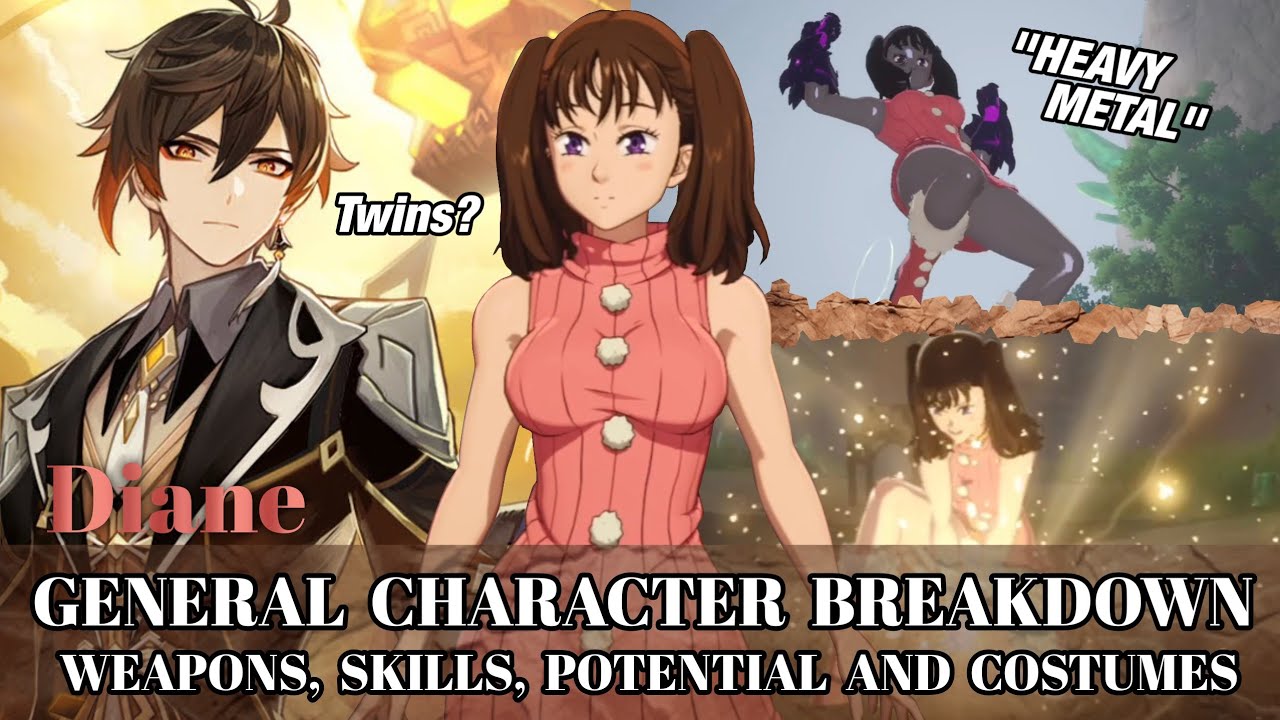 Diane - General Character Breakdown! The Seven Deadly Sins: Origin CBT! Skills, Potential & More!