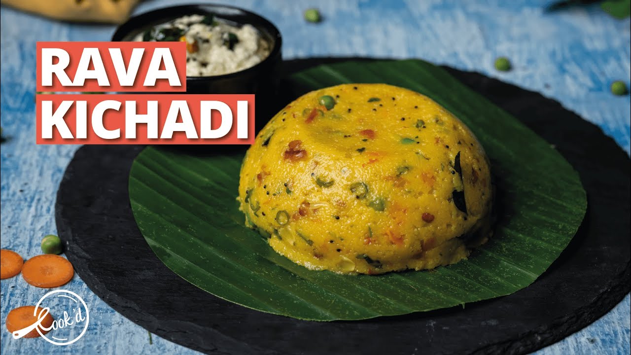 Rava Kichadi Recipe | Easy Veg Upma Recipe | Breakfast Recipes Under 30 Minutes | Cookd