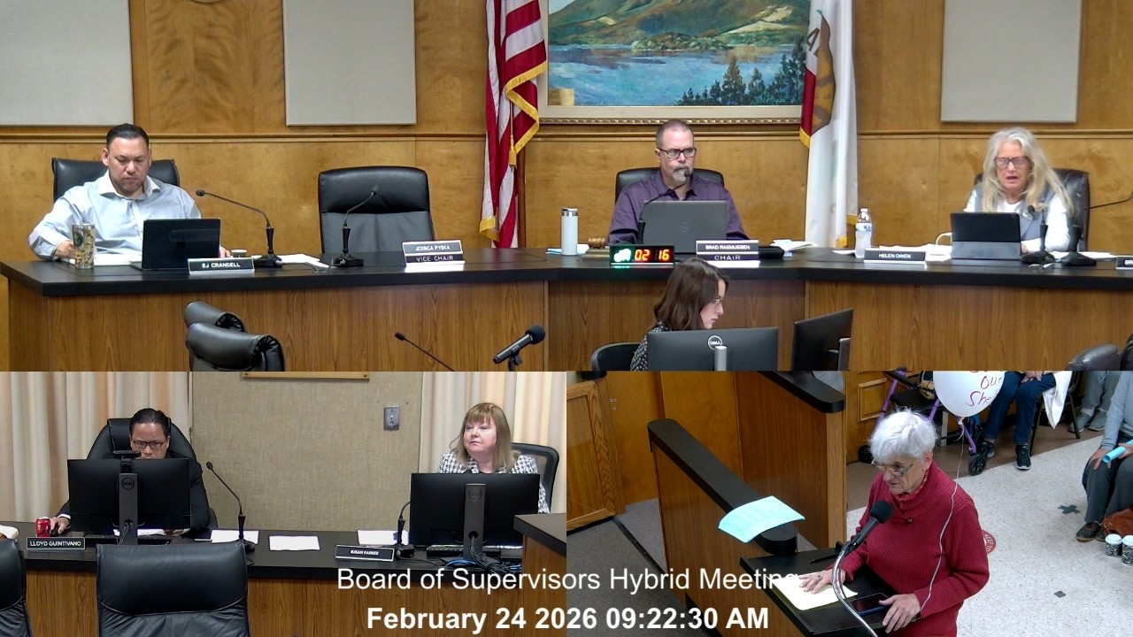Board of Supervisor Tues Mtg 02-24-26 · Public Comment